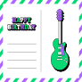 Postcard - Birthday Guitar